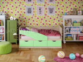 Кровать детская Бабочки 1,8 м в Горном - gornyj.mebel-nsk.ru | фото