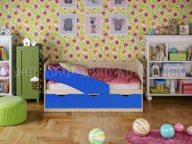 Кровать детская Бабочки 2,0 м в Горном - gornyj.mebel-nsk.ru | фото