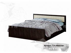 Кровать двуспальная 1,4м Фиеста (BTS) в Горном - gornyj.mebel-nsk.ru | фото