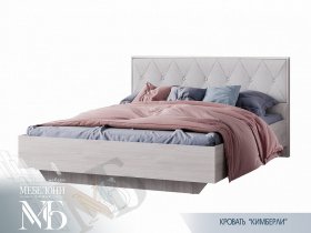 Кровать двуспальная 1,6м Кимберли КР-13 в Горном - gornyj.mebel-nsk.ru | фото
