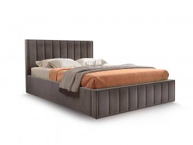 Кровать мягкая 1,6 Вена стандарт, вар.3 в Горном - gornyj.mebel-nsk.ru | фото