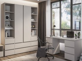 Модульная детская Люмо (кашемир) в Горном - gornyj.mebel-nsk.ru | фото