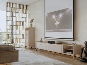 Модульная гостиная Одетта (дуб эндгрей/меланж) в Горном - gornyj.mebel-nsk.ru | фото