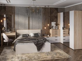 Модульная спальня Норд в Горном - gornyj.mebel-nsk.ru | фото