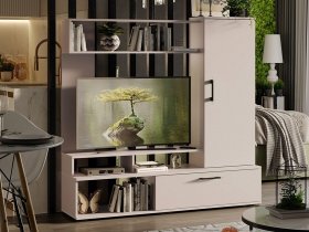 Стенка «Сиена» (кашемир) в Горном - gornyj.mebel-nsk.ru | фото