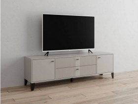 Тумба под ТВ Парус-10 (кашемир/сантьяго софт) в Горном - gornyj.mebel-nsk.ru | фото